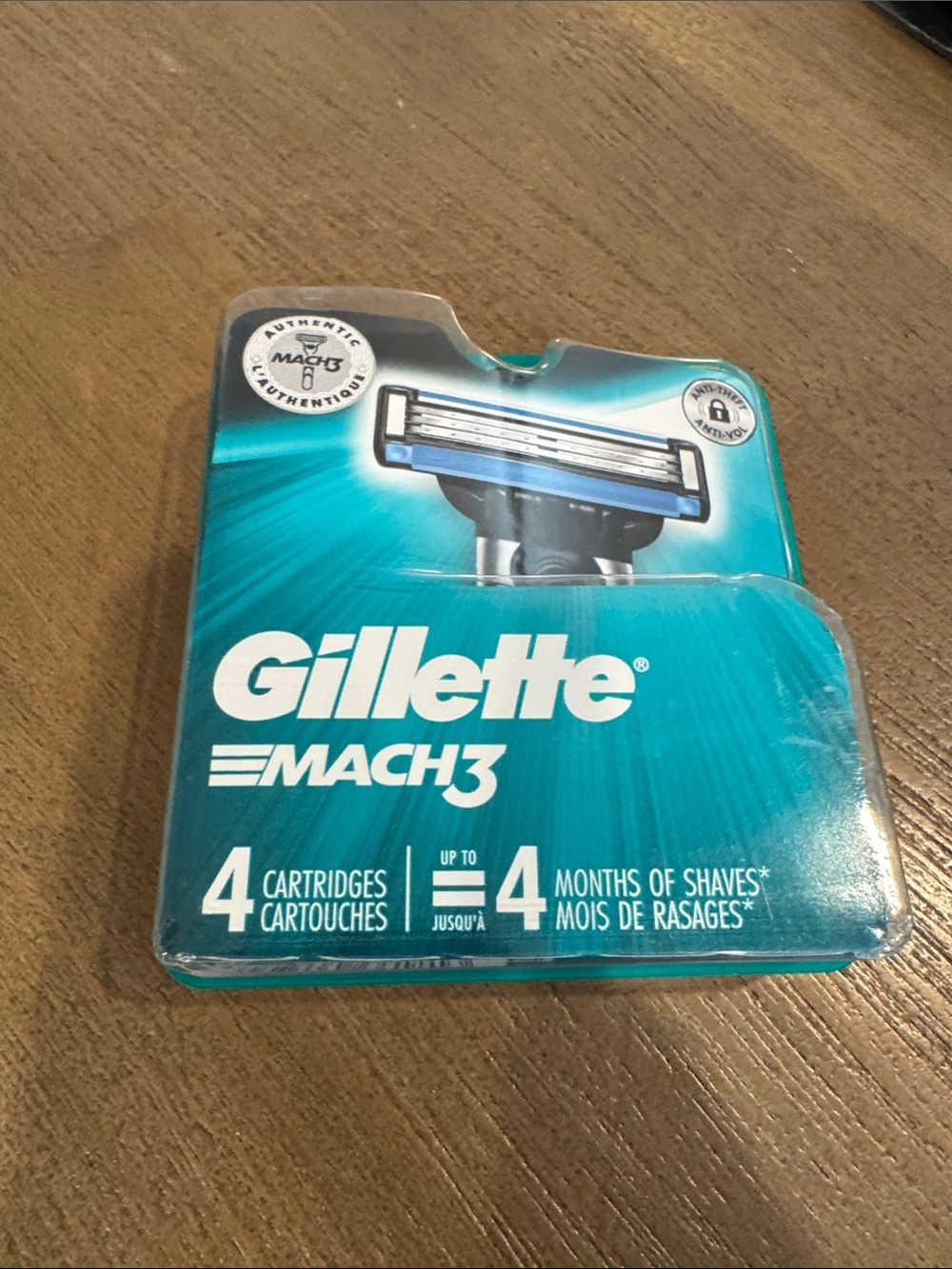 Gillette Mach3 Replacement Razor Cartridges - Teal